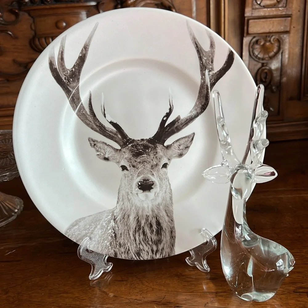 Pier 1 Imports 1 “Winter Forest” Accent Plate